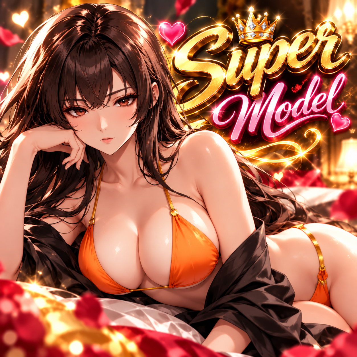 Glamorous Super Model campaign poster
